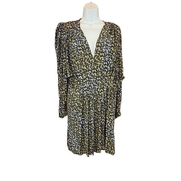 MARANT ÉTOILE Floral-Print Wrap Dress NWT Size 42 / USA XL - Picture 8 of 11